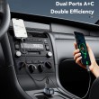 ESSAGER ECCFM-CT0G-P 35W PD Автомобилно Зарядно с FM Трансмитер, Bluetooth 5.3 и USB-A + Type-C