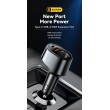 ESSAGER 120W зарядно за кола с разклонител, USB-A, Type-C, 85W запалка - черен