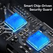 ESSAGER 120W зарядно за кола с разклонител, USB-A, Type-C, 85W запалка - черен