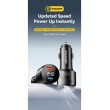 ESSAGER 140W зарядно за кола с дисплей, USB-A, Type-C, 140W - черен