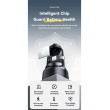 ESSAGER PD 30W зарядно за кола, USB-A, Type-C, алуминий - черен/сив