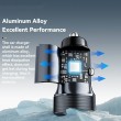 ESSAGER PD 30W зарядно за кола, USB-A, Type-C, алуминий - черен/сив