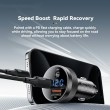 ESSAGER 150W зарядно за кола с дисплей, USB-A, Type-C, DC - сив
