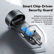 ESSAGER 150W зарядно за кола разклонител за запалка, 5 USB порта, 2 Type-C - черен
