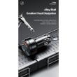 ESSAGER 105W зарядно за кола, 2x Type-C, USB-A, PPS, алуминий - 2 цвята