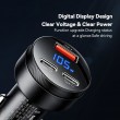 ESSAGER 105W зарядно за кола, 2x Type-C, USB-A, PPS, алуминий - 2 цвята