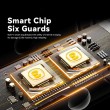 ESSAGER 105W зарядно за кола, 2x Type-C, USB-A, PPS, алуминий - 2 цвята