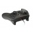 Genesis P58 - кабелен геймпад за PC/PS3, гумено покритие, вибрация - черен