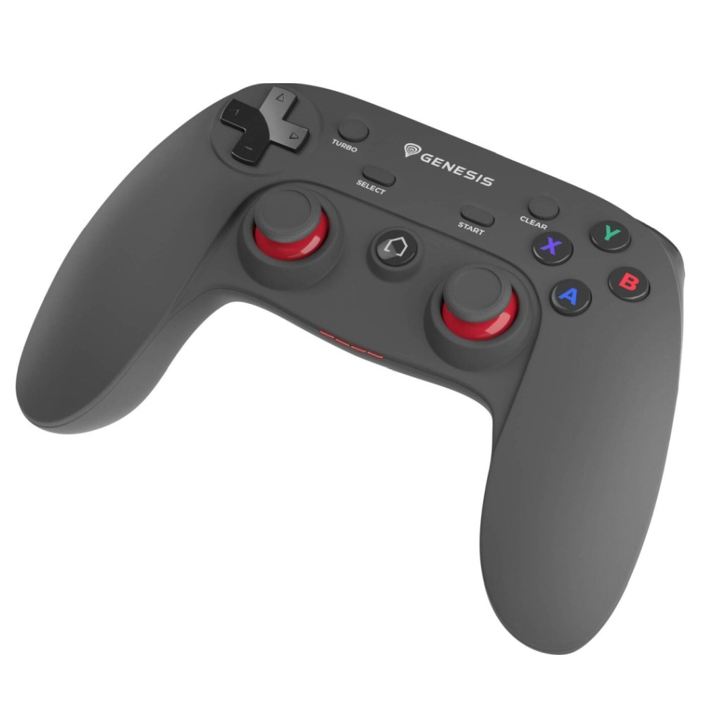 Genesis PV65 - безжичен геймпад за PC/PS3, 2.4GHz, гумено покритие, вибрация - черен