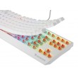 Genesis Thor 230 TKL – TKL механична клавиатура, Outemu Red, Hot-Swap, RGB, Шумоизолация - Бяла