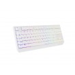 Genesis Thor 230 TKL – TKL механична клавиатура, Outemu Red, Hot-Swap, RGB, Шумоизолация - Бяла