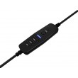 Genesis Neon 764 – Гейминг слушалки, USB, RGB подсветка, 50mm драйвери, 2.2m кабел - Черни
