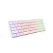 Genesis Thor 660 G2 – Безжична механична клавиатура, Gateron Red, 60%, RGB, N-Key Rollover - Бяла