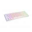 Genesis Thor 660 G2 – Безжична механична клавиатура, Gateron Red, 60%, RGB, N-Key Rollover - Бяла