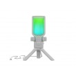 Genesis Radium 250 - кондензаторен USB микрофон с кардиоидна насоченост и регулируем усилвател - бял