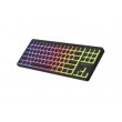 Genesis Thor 430 TKL – Безжична механична клавиатура, Outemu Pink, RGB, 2.4GHz+BT, Silent Slim - Черна