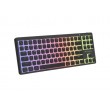 Genesis Thor 430 TKL – Безжична механична клавиатура, Outemu Pink, RGB, 2.4GHz+BT, Silent Slim - Черна