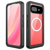 Водоустойчив Магнитен Калъф REDPEPPER FS Series IPX8 за Google Pixel 10a с Протектор – Черен