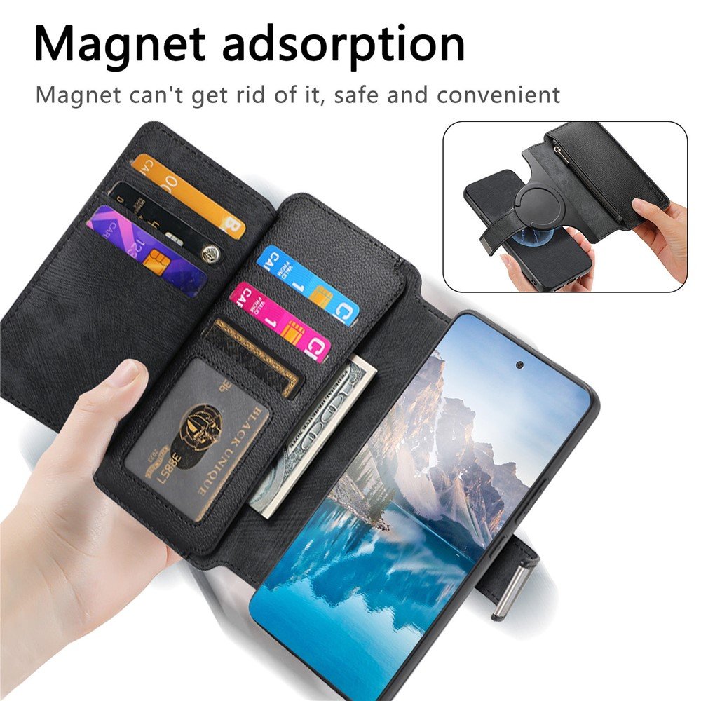 Калъф за Google Pixel 10a CASENEO MW-02 Магнитен Портфейл от PU Кожа с Отделящ се Калъф, RFID Защита и Скрийн Протектор – 6 цвята