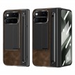 Калъф за Google Pixel 11 Pro Fold от PU Кожа и PC със Скритa Стойка, Защита на Пантата, Метален Пръстен за Камерата, Слот за Стилус и Скрийн Протектор – 4 цвята