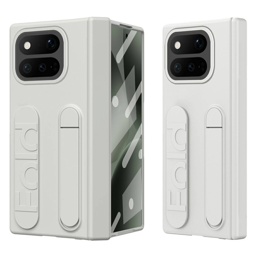 Калъф за Google Pixel 11 Pro Fold с Грип Пръстен Стойка, Силиконова Каишка за Китка и Вграден Протектор от Закалено Стъкло – 6 цвята