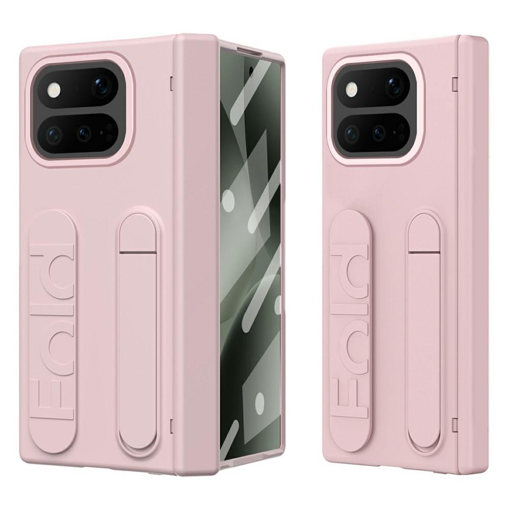 Калъф за Google Pixel 11 Pro Fold с Грип Пръстен Стойка, Силиконова Каишка за Китка и Вграден Протектор от Закалено Стъкло – 6 цвята