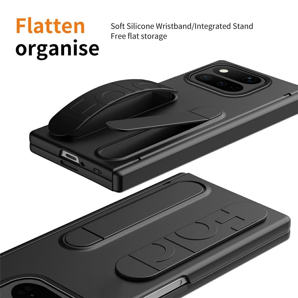 Калъф за Google Pixel 11 Pro Fold с Грип Пръстен Стойка, Силиконова Каишка за Китка и Вграден Протектор от Закалено Стъкло – 6 цвята