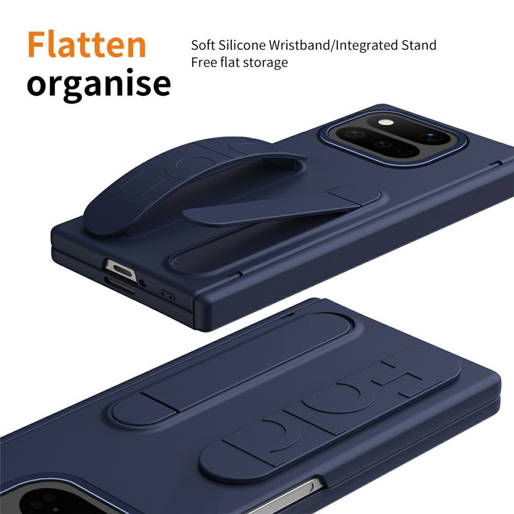 Калъф за Google Pixel 11 Pro Fold с Грип Пръстен Стойка, Силиконова Каишка за Китка и Вграден Протектор от Закалено Стъкло – 6 цвята