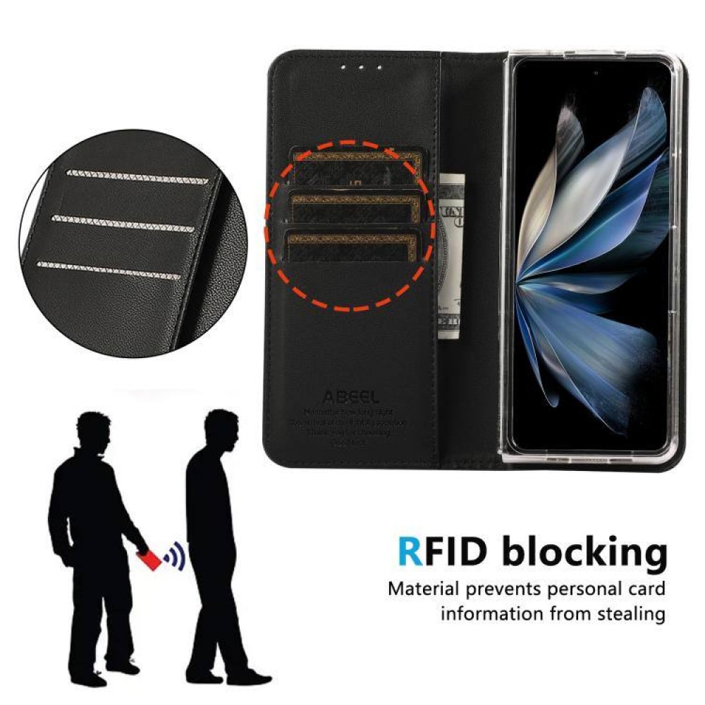 Калъф за Google Pixel 11 Pro Fold ABEEL AB01 от PU Кожа с RFID Защита, Портфейл, Стойка и Скрийн Протектор – 5 цвята