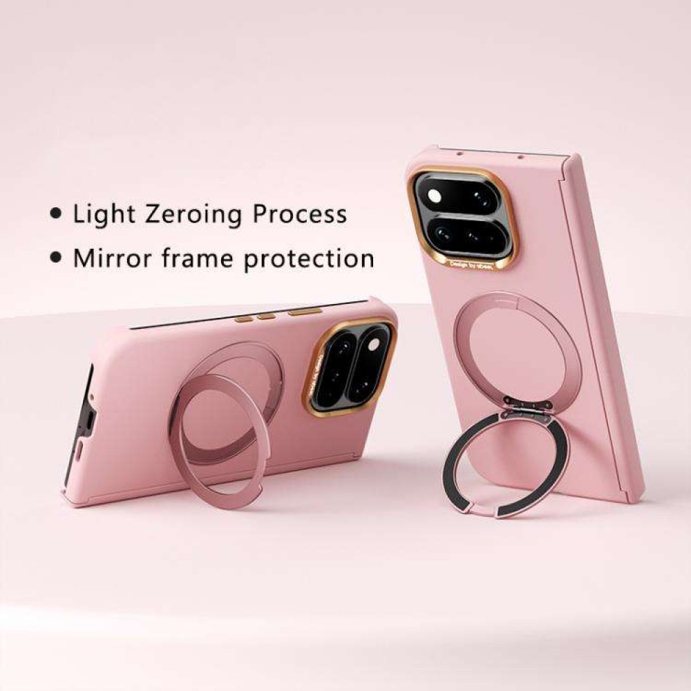 Калъф за Google Pixel 11 Pro Fold ABEEL Магнитен PC с Метална Рамка, Скрит Магнитен Пръстен, Стойка и Скрийн Протектор – 5 цвята