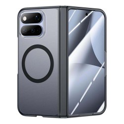 Калъф за Google Pixel 11 Pro Fold Магнитен с Матиран Полупрозрачен Корпус, Защита на Пантата и Скрийн Протектор – 3 цвята