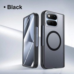 Калъф за Google Pixel 11 Pro Fold Магнитен с Матиран Полупрозрачен Корпус, Защита на Пантата и Скрийн Протектор – 3 цвята