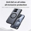 Калъф за Google Pixel 11 Pro Fold Магнитен с Матиран Полупрозрачен Корпус, Защита на Пантата и Скрийн Протектор – 3 цвята