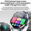 ET475 Смарт Часовник с AMOLED Дисплей и ECG – Bluetooth Обаждания, NFC, Кожена Каишка
