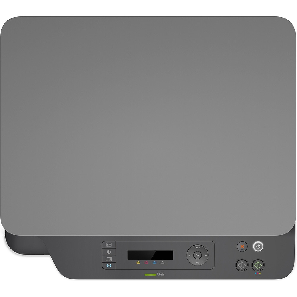 Цветно Лазерно МФУ HP Color Laser MFP 178nw - Печат/Копиране/Сканиране, Wi-Fi, Fast Ethernet, 2-редов LCD, Бяло-Сиво