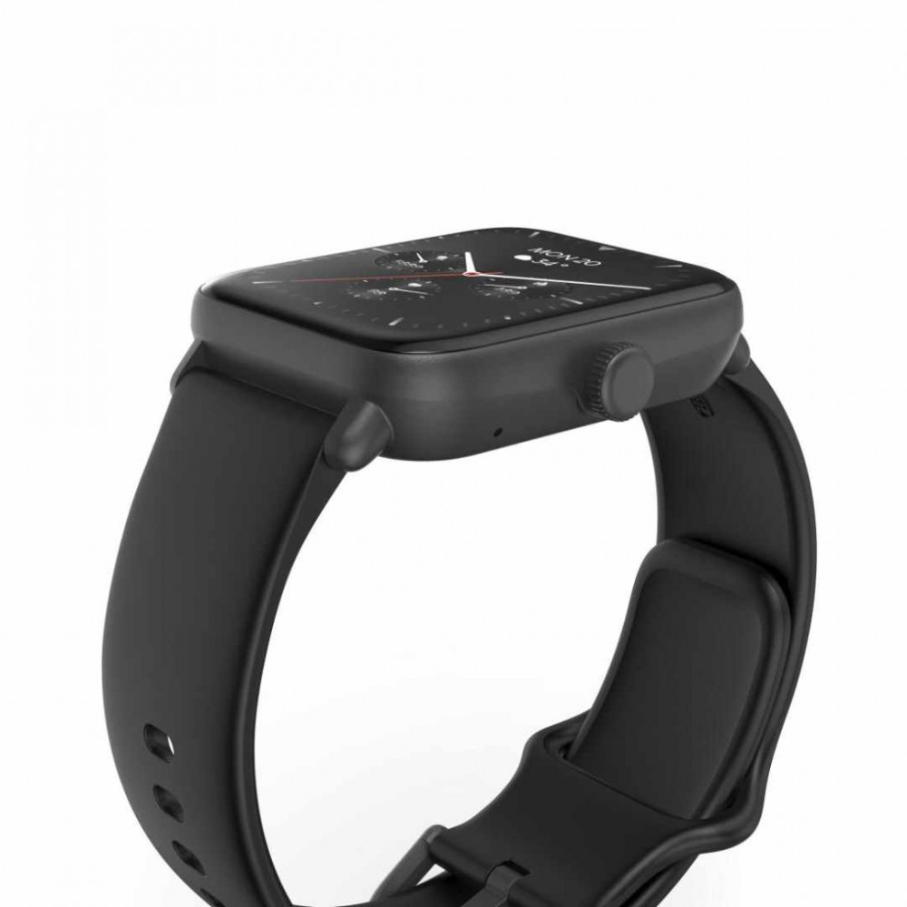 Смарт часовник HAMA 6010 – 1.65" TFT, GPS, SpO2, Пулс, Сън, BT обаждания, IP68 - Черен