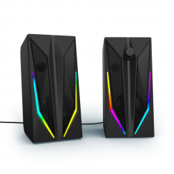 Hama uRage BLAST-R 200 Тонколони - 2.0, RGB, USB, Black