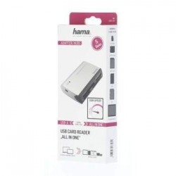 Четец за Карти HAMA All in One 200129 USB 2.0 за SD, microSD, CF, Memory Stick и xD – до 480 Mbps