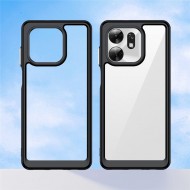 Прозрачен TPU+Акрил Калъф за Honor X6d 5G - Airbag, Антиотпечатък, 5 цвята