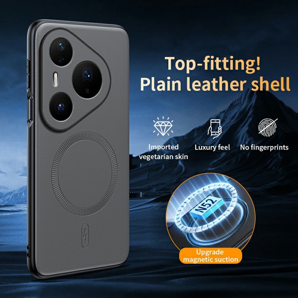 Калъф за Huawei Pura 90s Pro / Pura 90 Pro Магнитен с PU Кожа, TPU + PC и Скрийн Протектор – 4 цвята