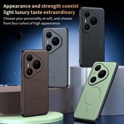 Калъф за Huawei Pura 90s Pro / Pura 90 Pro Магнитен с PU Кожа, TPU + PC и Скрийн Протектор – 4 цвята