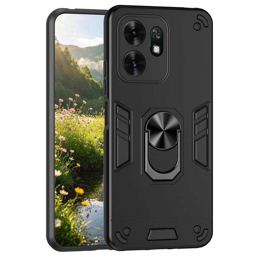 Калъф за Honor X6d 5G с Пръстен - PC+TPU, 0.5mm защита, Магнитен, 4 цвята