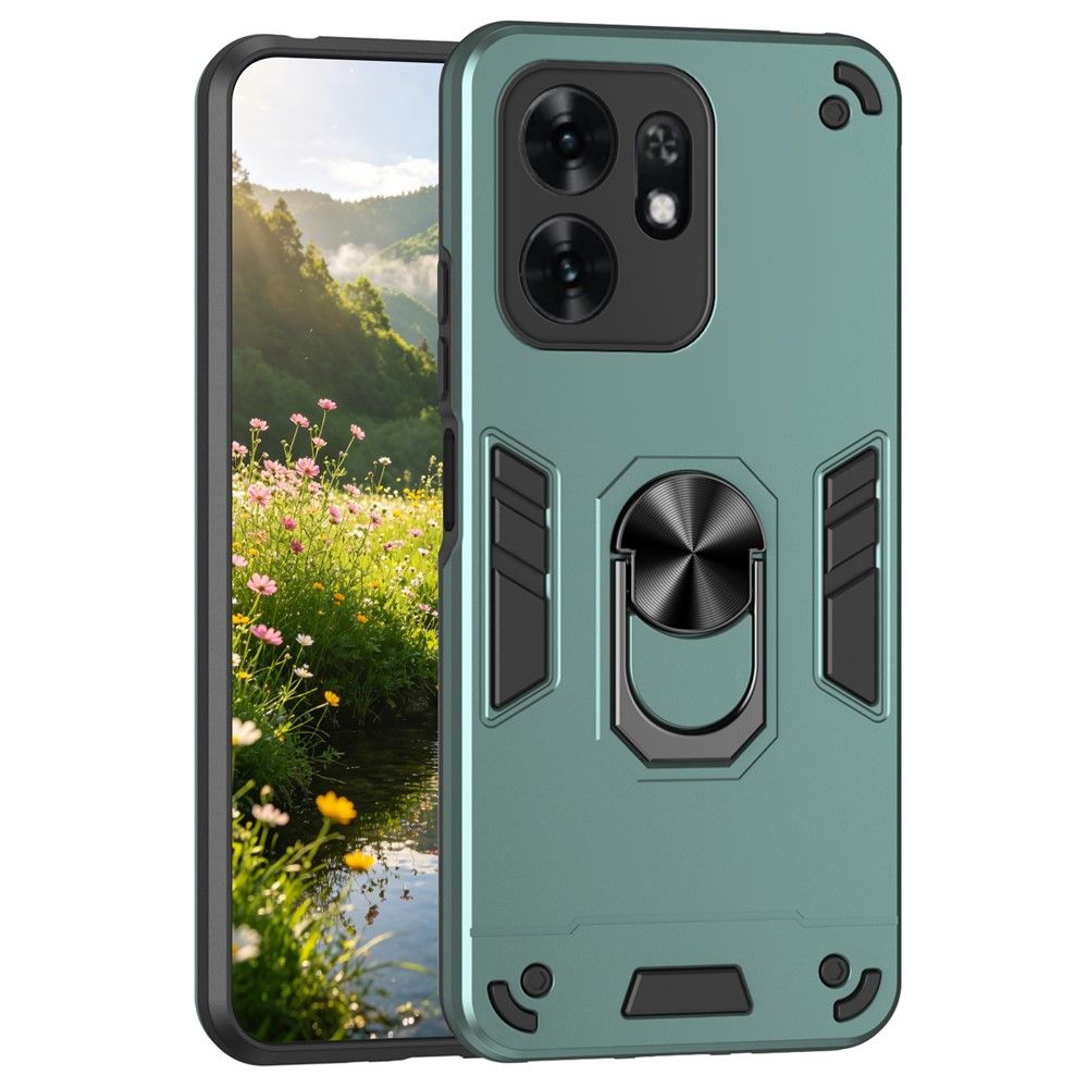 Калъф за Honor X6d 5G с Пръстен - PC+TPU, 0.5mm защита, Магнитен, 4 цвята