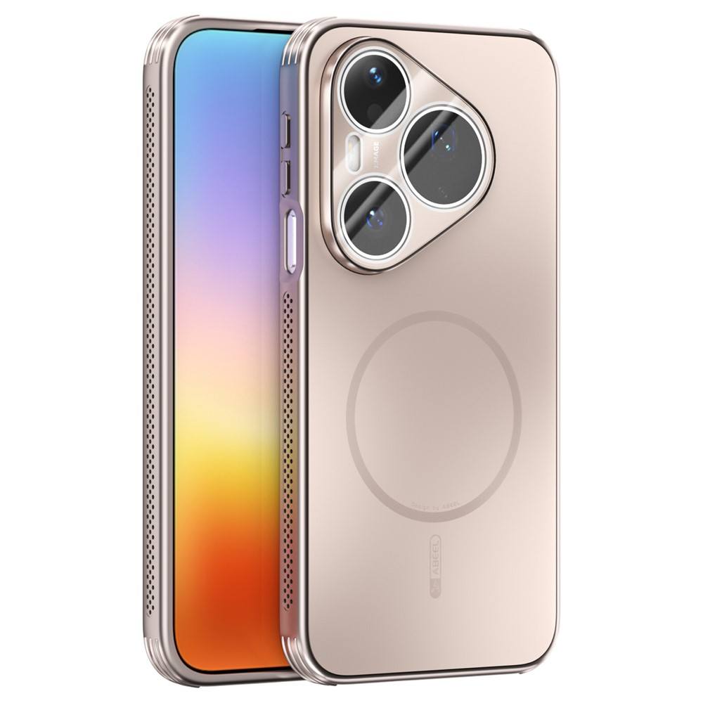 Калъф за Huawei Pura 90s Pro / Pura 90 Pro ABEEL Магнитен TPU + PC с Матиран Гръб, Охлаждащ Дизайн, Защита за Камерата и Скрийн Протектор – 6 цвята