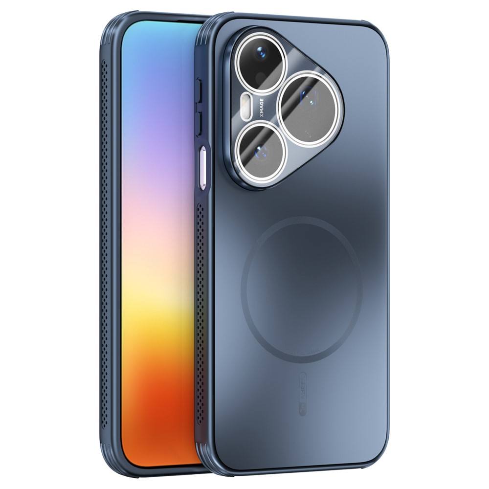 Калъф за Huawei Pura 90s Pro / Pura 90 Pro ABEEL Магнитен TPU + PC с Матиран Гръб, Охлаждащ Дизайн, Защита за Камерата и Скрийн Протектор – 6 цвята
