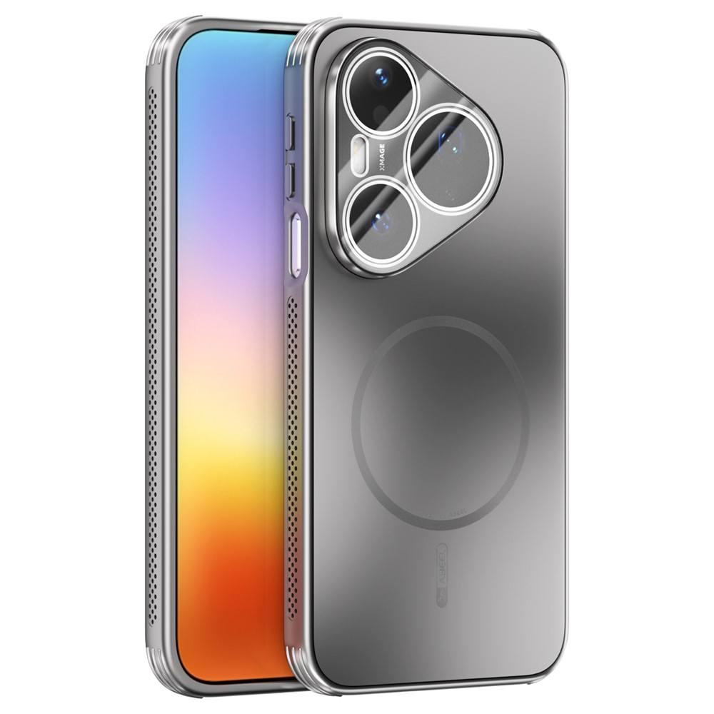 Калъф за Huawei Pura 90s Pro / Pura 90 Pro ABEEL Магнитен TPU + PC с Матиран Гръб, Охлаждащ Дизайн, Защита за Камерата и Скрийн Протектор – 6 цвята