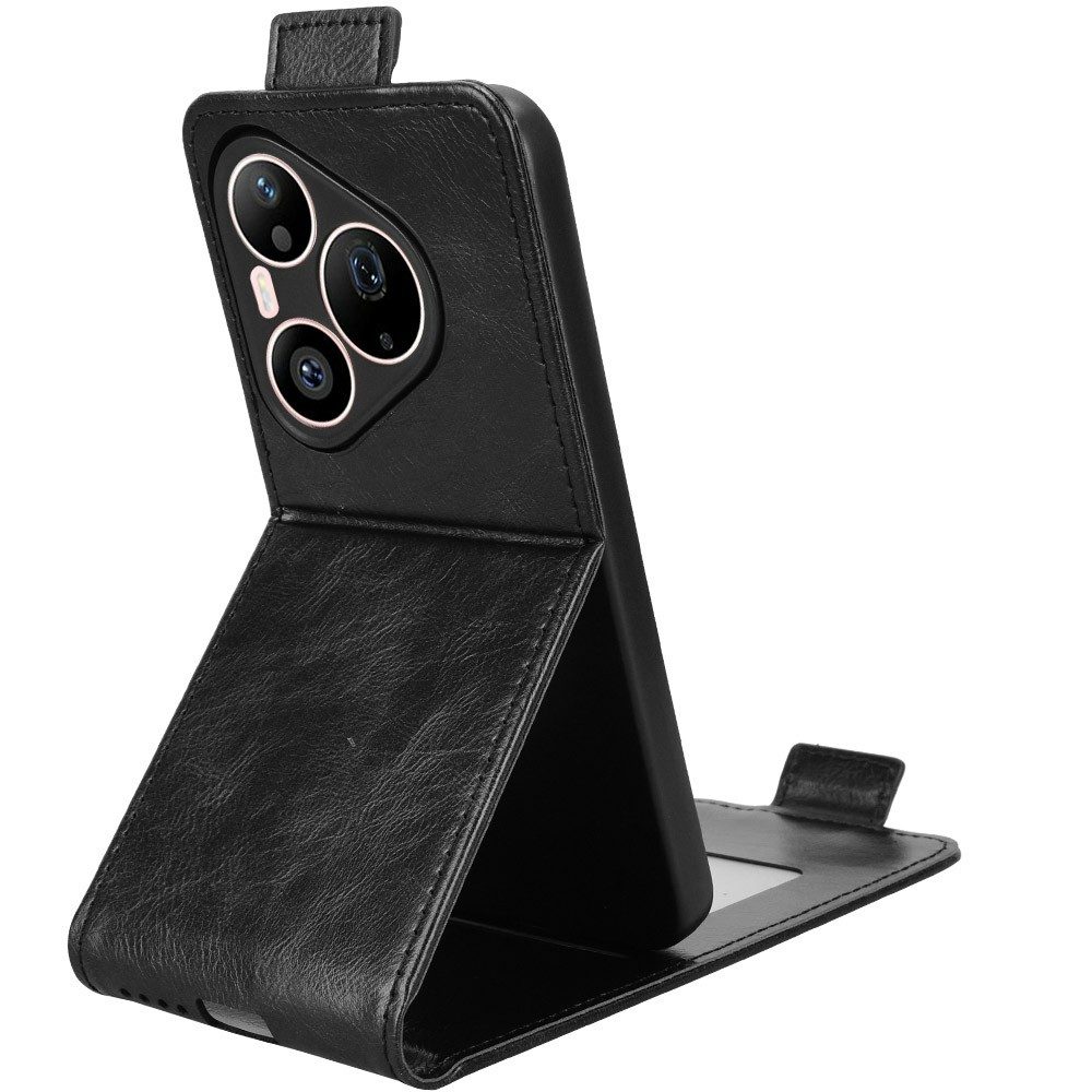 Калъф за Huawei Pura 90s Pro Max / Pura 90 Pro Max Кожен Вертикален Флип с Магнитно Затваряне, Стойка, Картодържател и Скрийн Протектор – 4 цвята