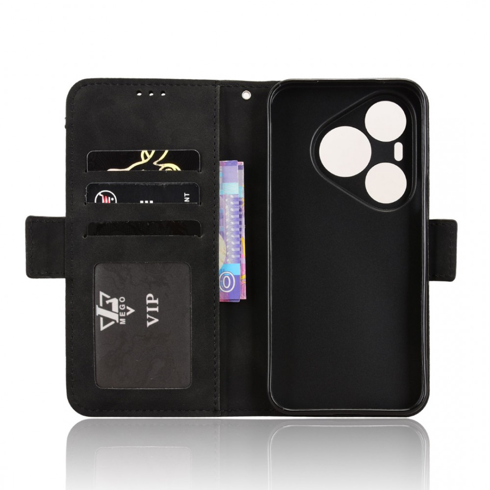 Калъф за Huawei Pura 90s Pro Max / Pura 90 Pro Max Кожен Портфейл с Многобройни Слотове за Карти и Скрийн Протектор – 5 цвята