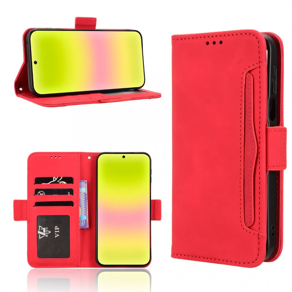 Калъф за Huawei Pura 90s Pro Max / Pura 90 Pro Max Кожен Портфейл с Многобройни Слотове за Карти и Скрийн Протектор – 5 цвята