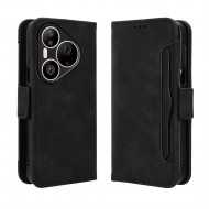 Калъф Тефтер за Huawei Pura 90s Pro / Pura 90 Pro от PU Кожа + TPU с Портфейл, Отделящ се Поставък за Карти и Скрийн Протектор – 5 цвята